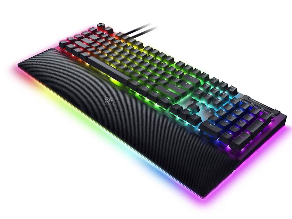 Razer BlackWidow V4 Pro RGB Green Switch Clicky Mechanical Gaming Keyboard