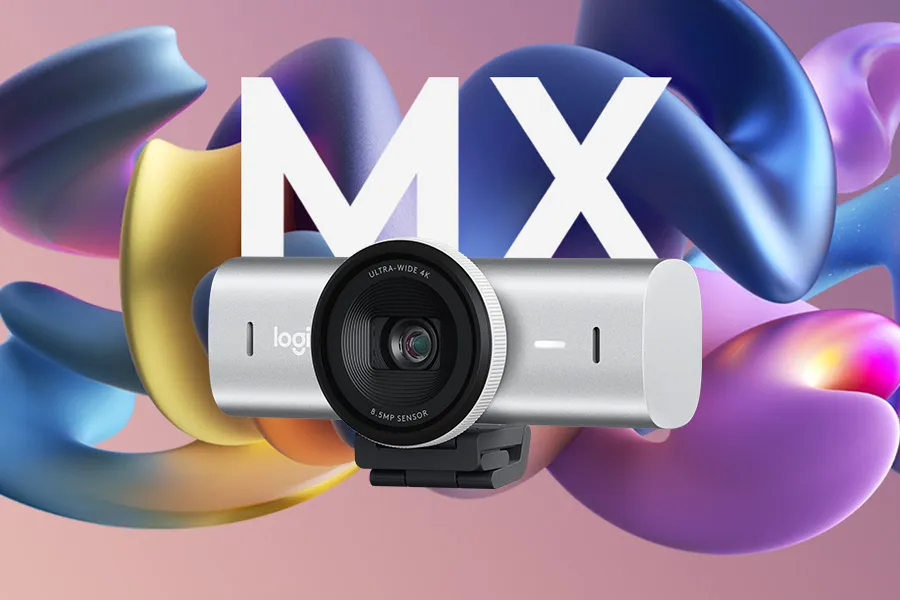 Logitech MX BRIO 4K Ultra HD Collaboration and Streaming Webcam - Pale Gray product details