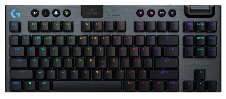 Logitech G915 X TKL Tri-mode Wireless RGB Tactile Mechanical Switch Gaming Keyboard - Black
