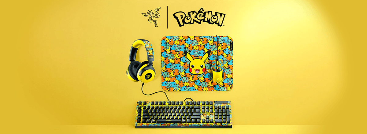 Razer Kraken V4 X Wired Gaming Headset - Pokémon Kanto Starter Edition product details