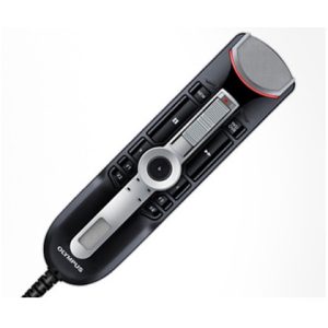 Olympus RM-4100S RecMic II Microphone slide switch and 7-function button