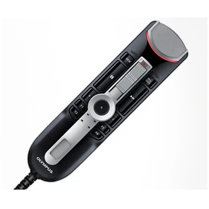 Olympus RM-4100S RecMic II Microphone slide switch and 7-function button