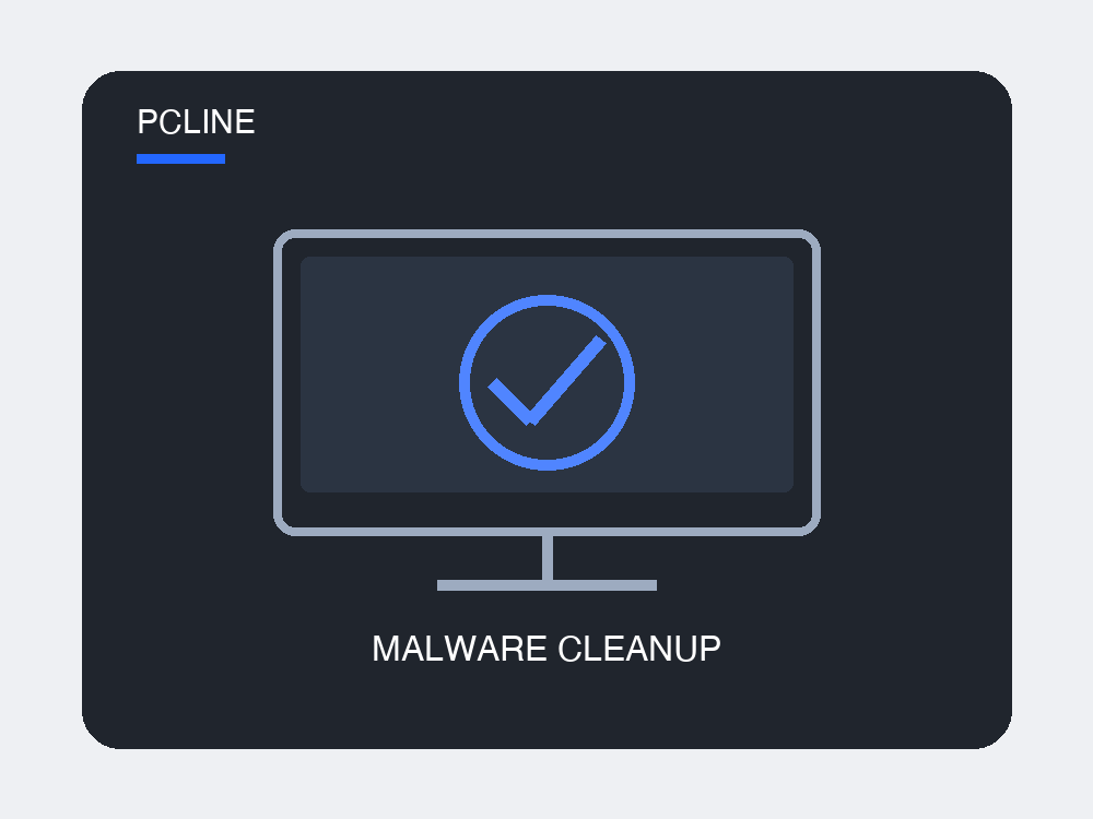 PCLINE Virus & Malware Cleanup — Standard Service service illustration