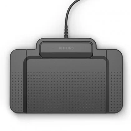 Philips ACC2330 USB Transcription Foot Control Pedal (4 Switch)