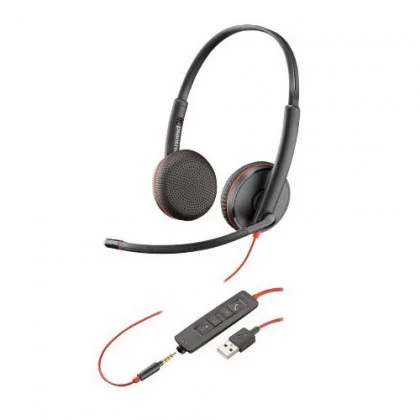 PLANTRONICS BLACKWIRE C3225 STEREO UC USB-A HEADSET