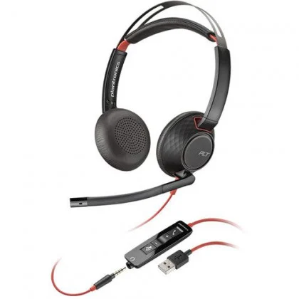 PLANTRONICS BLACKWIRE C5220 STEREO UC USB-A & 3.5MM HEADSET